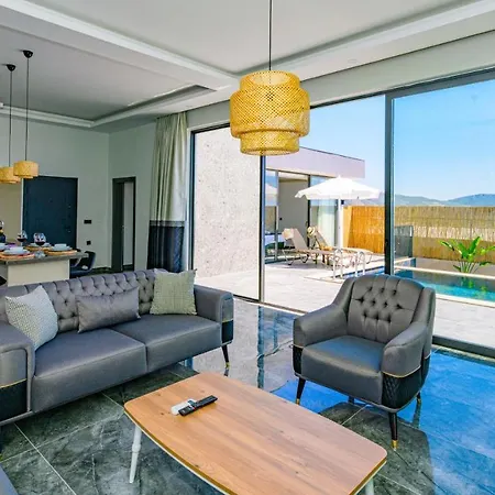 Sare - 2 Bedroom With Jacuzzi In Kalkan Villa Cavdir (Kas)